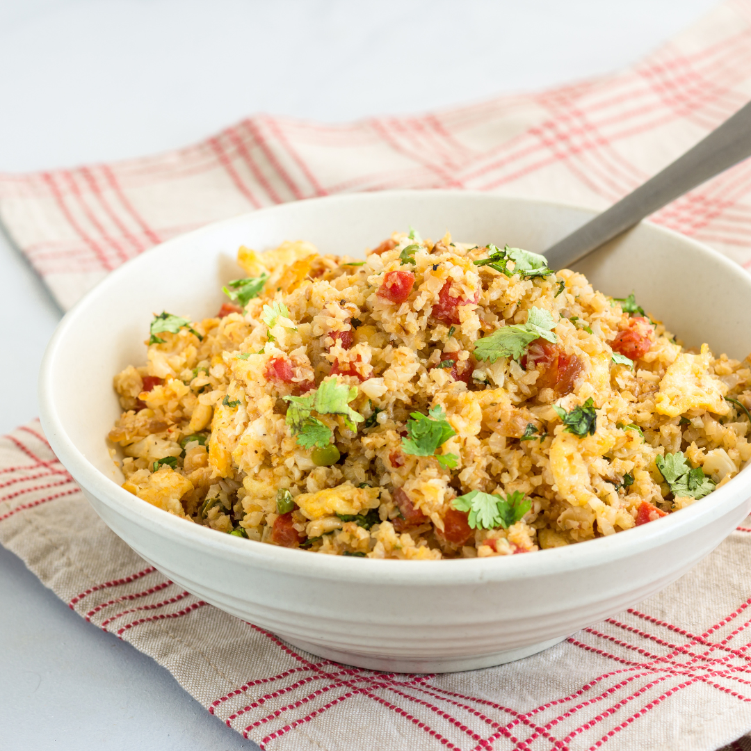 Cauliflower Fried Rice with Chicken